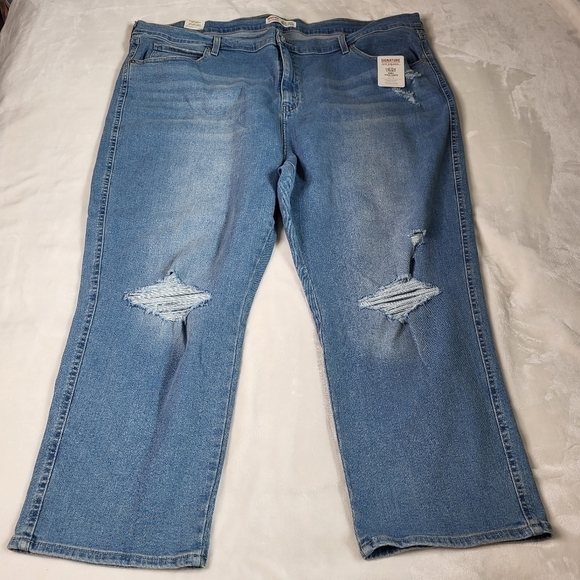 Levi's Heritage High Rise Distressed cropped ankle Jeans. Size 28W - Picture 1 of 11